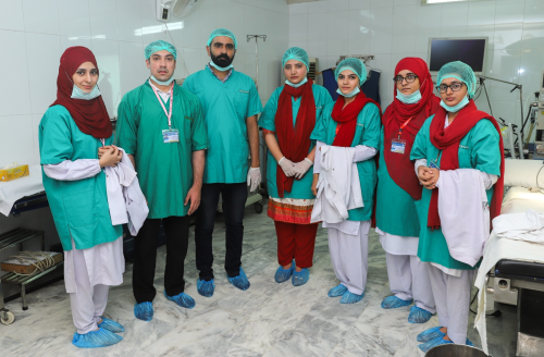 Students with Staff